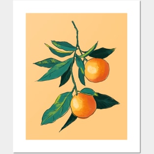 Orange Branch, Citrus Fruit Posters and Art